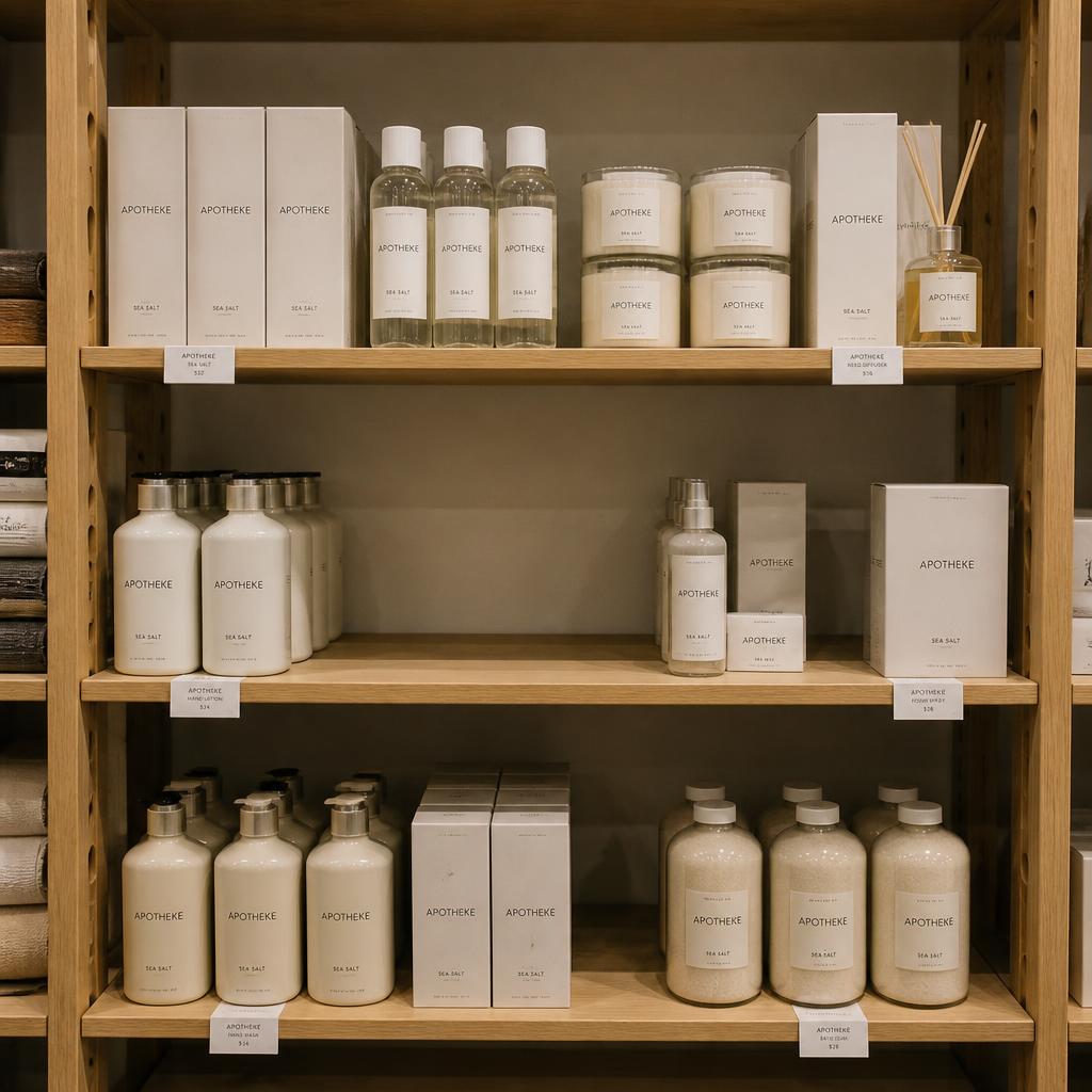 Uploaded retail shelf with products missing